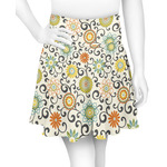 Swirls & Floral Skater Skirt