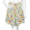 Swirls & Floral Skater Skirt - Front