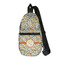 Swirls & Floral Sling Bag (Personalized)