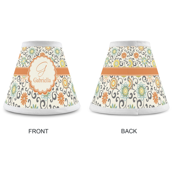 Swirls & Floral Small Chandelier Lamp - Approval