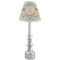 Swirls & Floral Small Chandelier Lamp - LIFESTYLE (on candle stick)