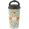 Swirls & Floral Stainless Steel Coffee Tumbler (Personalized)