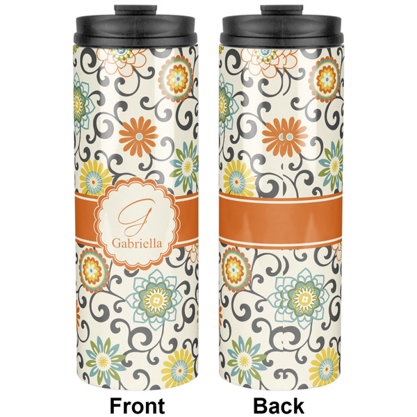 Swirls & Floral Stainless Steel Tumbler - Apvl