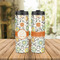 Swirls & Floral Stainless Steel Tumbler - Lifestyle
