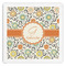Swirls & Floral Paper Dinner Napkins (Personalized)
