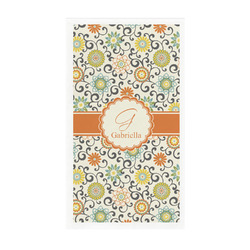 Swirls & Floral Guest Towels - Full Color - Standard (Personalized)