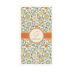 Swirls & Floral Guest Paper Towels - Full Color - Standard (Personalized)