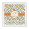 Swirls & Floral Standard Decorative Napkins (Personalized)