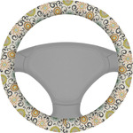 Swirls & Floral Steering Wheel Cover