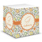 Swirls & Floral Sticky Note Cube (Personalized)