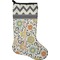 Swirls & Floral Holiday Stocking - Neoprene (Personalized)