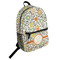 Swirls & Floral Student Backpack (Personalized)