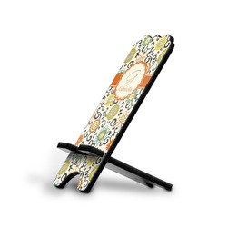Swirls & Floral Stylized Cell Phone Stand - Large (Personalized)