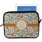 Swirls & Floral Tablet Case / Sleeve - Large (Personalized)