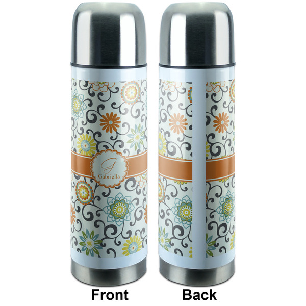 Swirls & Floral Thermos - Apvl