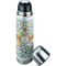 Swirls & Floral Thermos - Lid Off