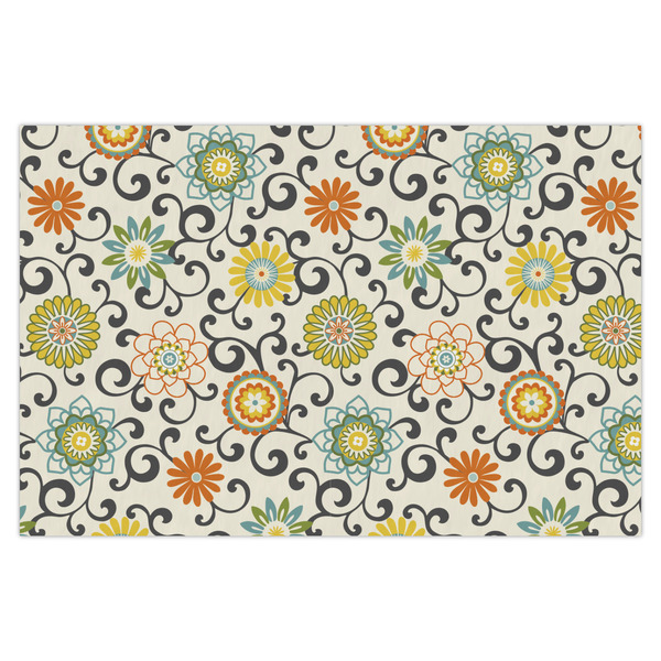 Custom Swirls & Floral X-Large Tissue Papers Sheets - Heavyweight