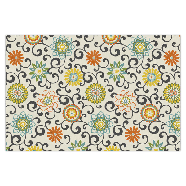 Custom Swirls & Floral Tissue Paper Sheets - X-Large - Heavyweight