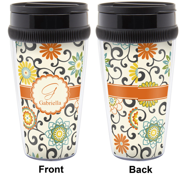 Swirls & Floral Travel Mug Approval (Personalized)