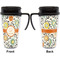 Swirls & Floral Travel Mug with Black Handle - Approval