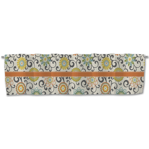 Swirls & Floral Valance - Front