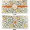 Swirls & Floral Vinyl Check Book Cover - Front and Back