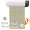 Swirls & Floral Vinyl Sheet (Re-position-able)