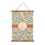 Swirls & Floral Wall Hanging Tapestry (Personalized)
