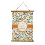 Swirls & Floral Wall Hanging Tapestry (Personalized)