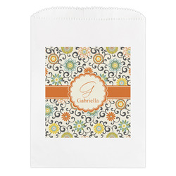 Swirls & Floral Treat Bag (Personalized)