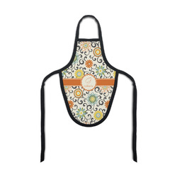 Swirls & Floral Bottle Apron (Personalized)