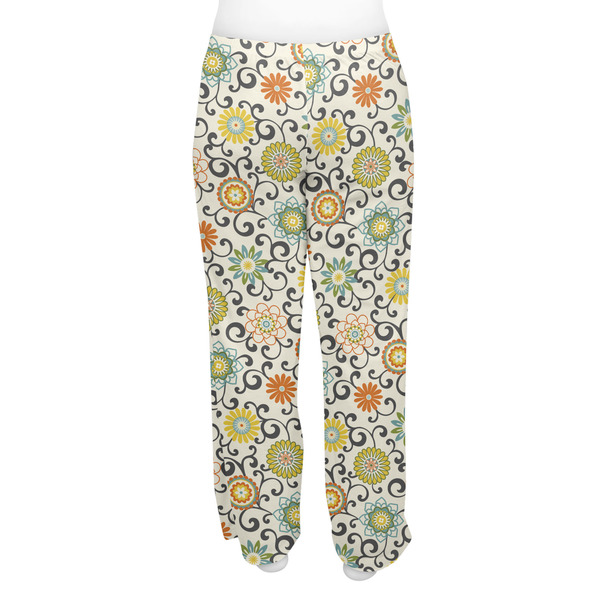 Swirls & Floral Women's Pj on model - Back