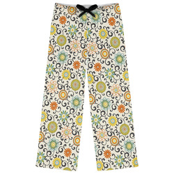 Swirls & Floral Womens Pajama Pants