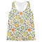 Swirls & Floral Womens Racerback Tank Top - X Large