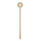 Swirls & Floral Wooden 6" Stir Stick - Round - Single Stick