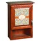 Swirls & Floral Wooden Cabinet Decal (Medium)