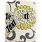 Swirls & Floral Yoga Mat Strap Close Up Detail