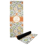 Swirls & Floral Yoga Mat (Personalized)