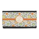 Swirls & Floral Leatherette Ladies Wallet (Personalized)