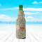 Swirls & Floral Zipper Bottle Cooler - LIFESTYLE