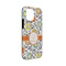Swirls & Floral iPhone 13 Mini Tough Case - Angle