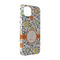 Swirls & Floral iPhone 14 Pro Case - Angle