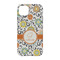 Swirls & Floral iPhone 14 Pro Case - Back