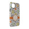 Swirls & Floral iPhone 14 Pro Tough Case - Angle