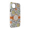 Swirls & Floral iPhone 14 Tough Case - Angle