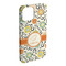Swirls & Floral iPhone 15 Plus Case - Angle