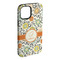 Swirls & Floral iPhone 15 Plus Tough Case - Angle