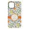Swirls & Floral iPhone 15 Plus Tough Case - Back