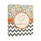Swirls, Floral & Chevron Canvas Print (Personalized)