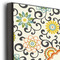 Swirls, Floral & Chevron 11x14 Wood Print - Closeup
